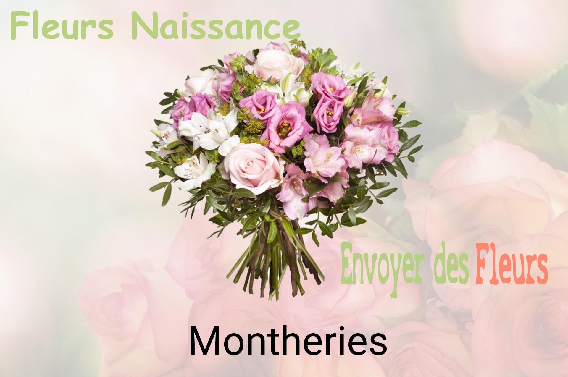 Bouquet de fleurs de naissance livré à Montheries